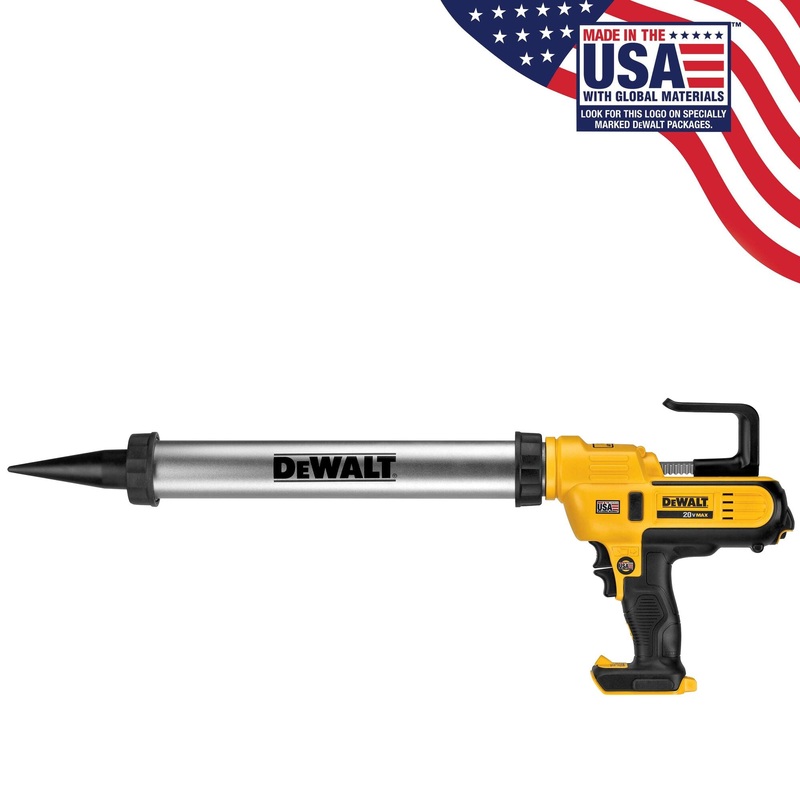 Adhesive Sausage Gun 300ML-600ML 20V (Tool Only) Dewalt