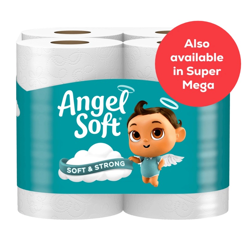 Angel Soft Mega Roll Toilet Paper (8 Mega Rolls)