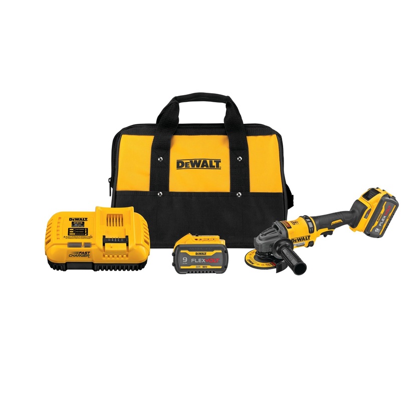 Angle Grinder 4-1/2 – 6 FlexVolt 60V W/2 Battery Dewalt