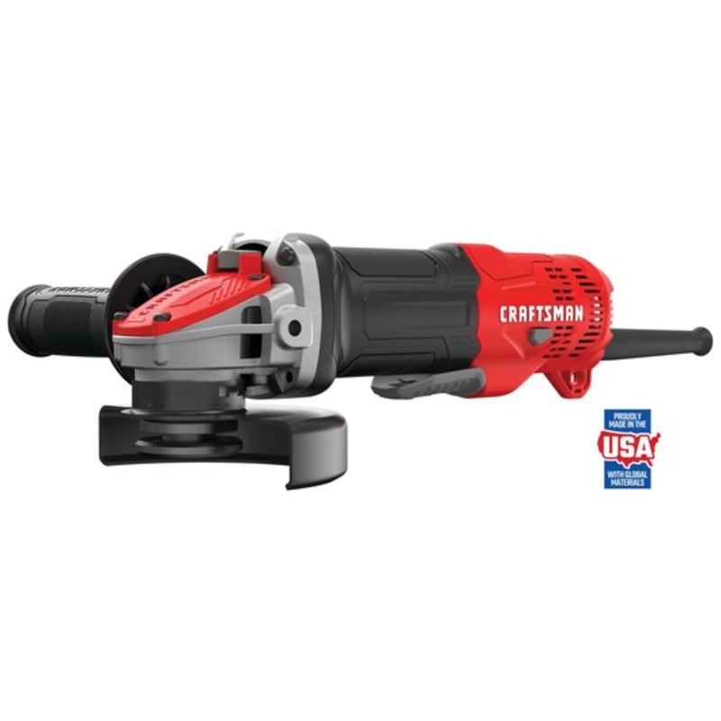 Angle Grinder Paddle Switch 4-1/2 7.5 Amp Corded Craftsman