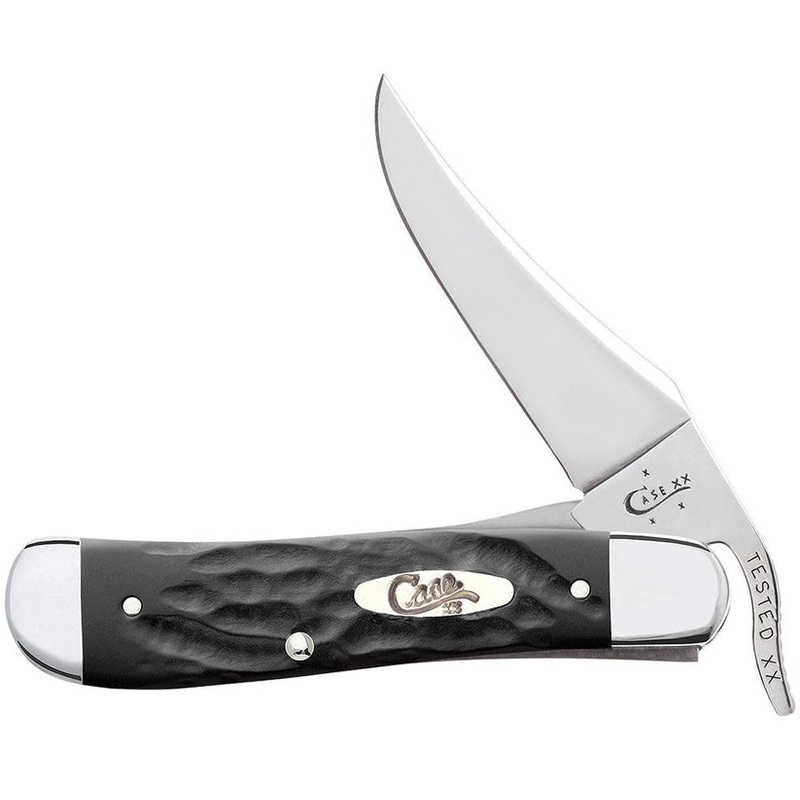 Case Knives Jigged Rough Black Synthetic RussLock