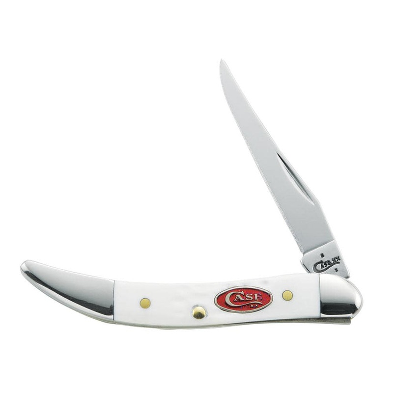 Case Knives SparXX Standard Jig White Synthetic Small Texas Toothpick