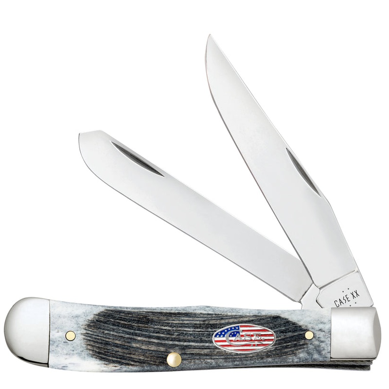 Case Sawcut Jigged Gray Bone Trapper