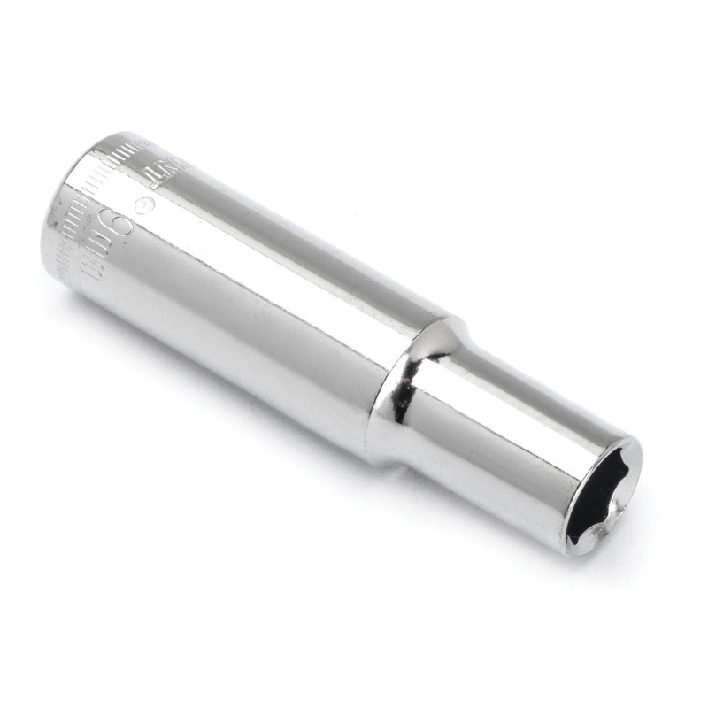 CRESCENT CDDS39N Socket, System of Measurement: Metric, Deep Length, 9 mm Socket, 3/8 in Drive, 6-Point
