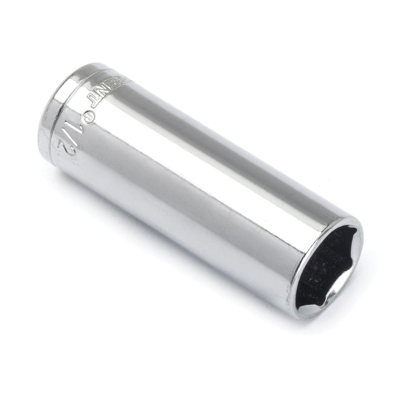 CRESCENT CDDS9N Socket, System of Measurement: Imperial, Deep Length, 1/2 in Socket, 1/4 in Drive, 6-Point