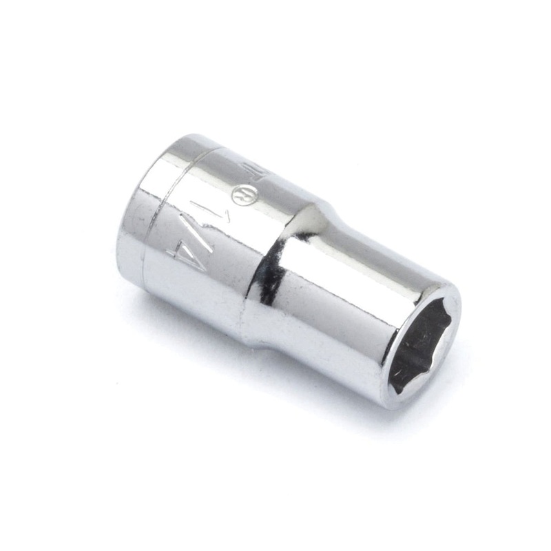 CRESCENT CDS3N Socket, System of Measurement: Imperial, Standard Length, 1/4 in Socket, 1/4 in Drive, 6-Point