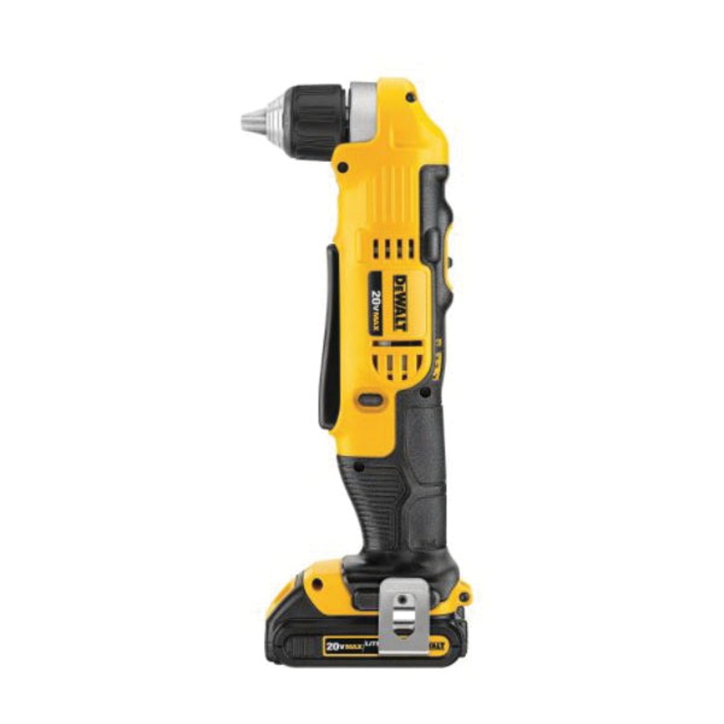 DeWALT DCD740C1 Drill/Driver Kit, Tool/Kit: Kit, 0 to 360 in-lb, 3/8 in Chuck, Ratcheting Chuck, 20 VDC, 1.5 Ah