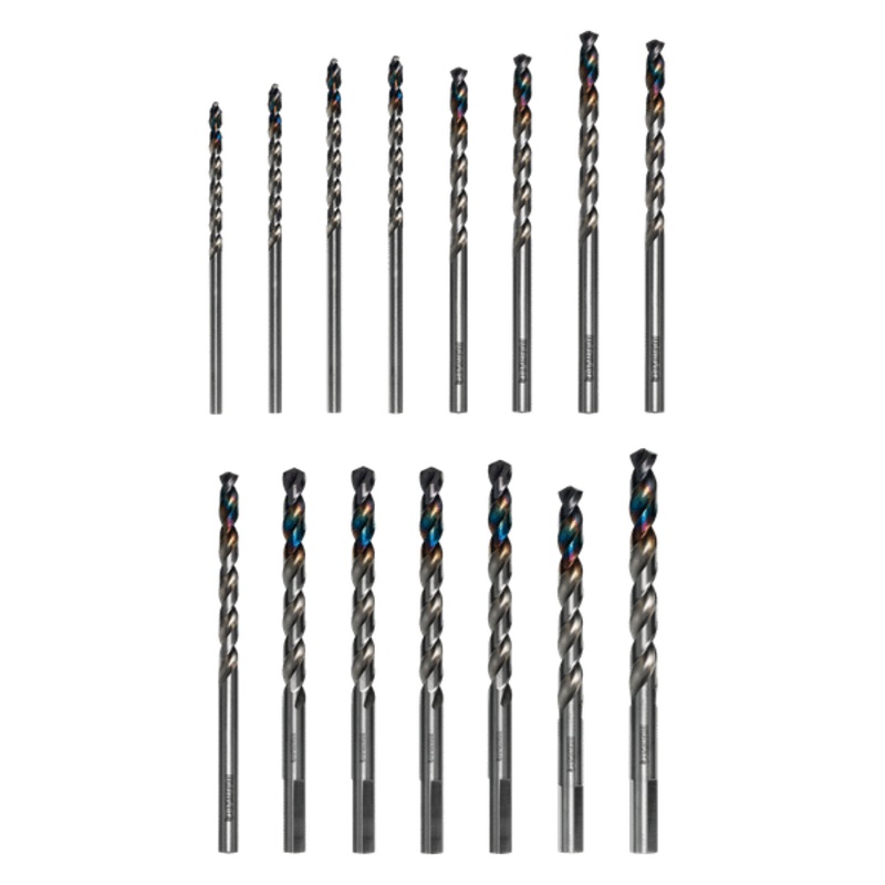 Diablo 15 pc Metal Demon Drill Bits Set for Mild Hardened and Stainless Steels