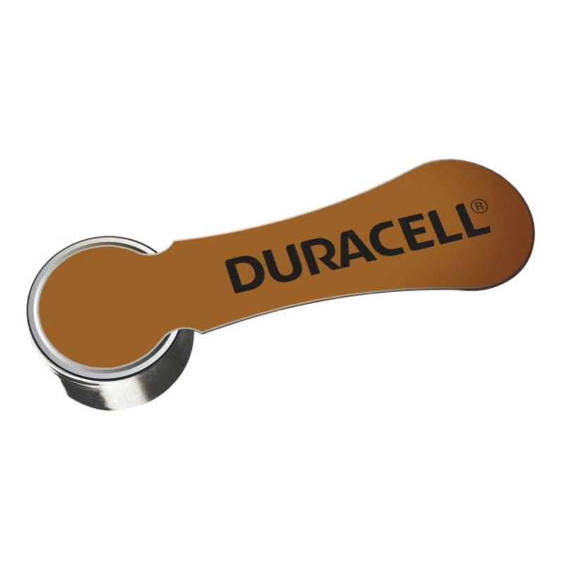 DURACELL DA312B8ZM09 Hearing Aid Battery, Zinc Air, 312, 185 mAh, 1.45 V Nominal