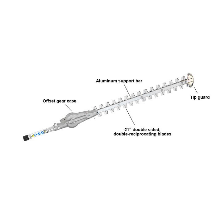 Echo PAS Mid-Reach Hedge Trimmer Attachment
