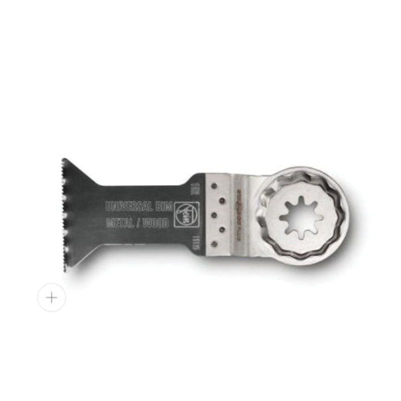 FEIN E-Cut Universal 6 35 02 152 29 0 Saw Blade, Straight Blade, 2-3/8 in L Blade, 1-3/4 in W Blade, Bi-Metal Blade