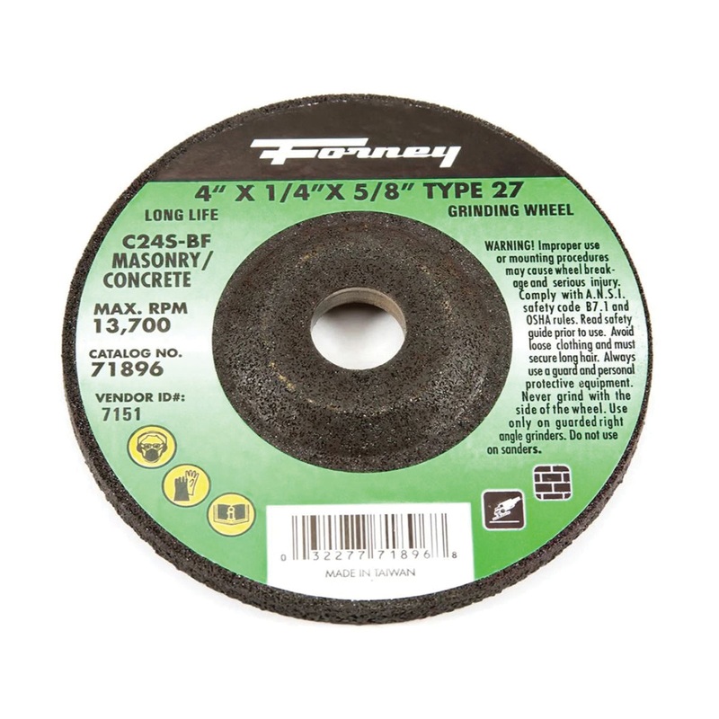 Forney 71896 Depressed Center Grinding Wheel