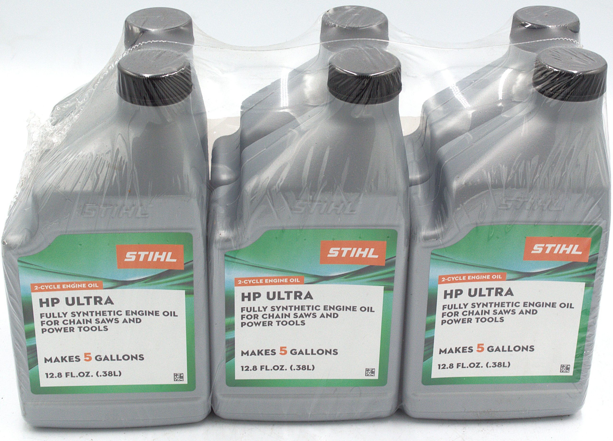 0781 313 8012 – STIHL HP Ultra 2-Cycle Engine Oil, 5 Gallon (Gray Bottle) – 6 Pack