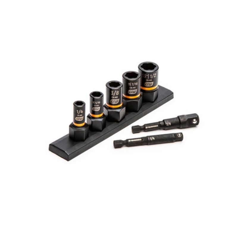GearWrench Drive SAE Bolt Biter Impact Extraction Socket Set