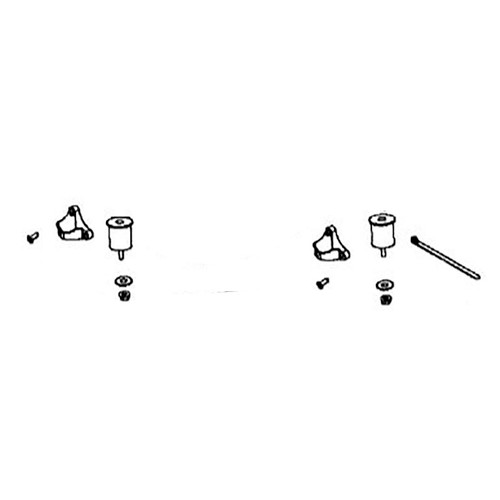 501424333 Repair Kit Damper Lower Husqvarna Genuine OEM Part