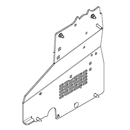 501863302 Column Side Rh Vz Ms668 Orange Husqvarna Genuine OEM Part