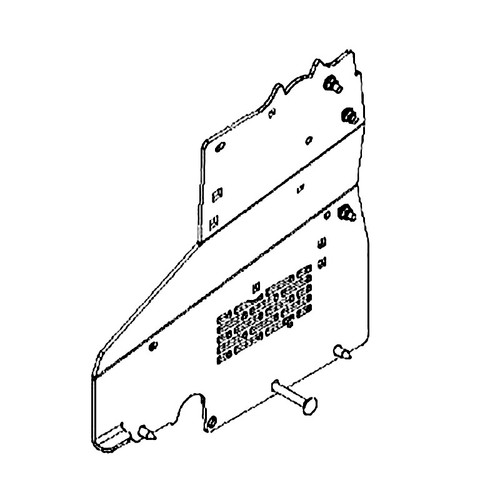 501863403 Column Side Lh Vz Ms672 Red Husqvarna Genuine OEM Part