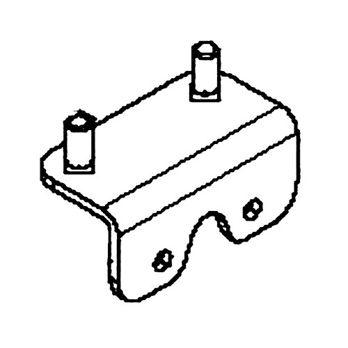 582478203 Bracket Mtg Latch Clear Zinc Husqvarna Genuine OEM Part - SUPERSEDED FROM 582478201
