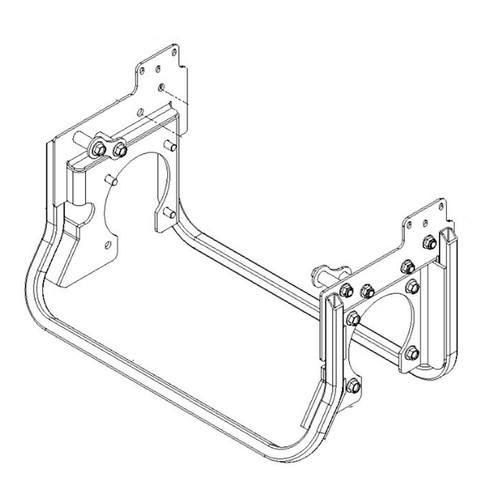 582479404 Frame Xmsn Zt5400 Black X431 Husqvarna Genuine OEM Part