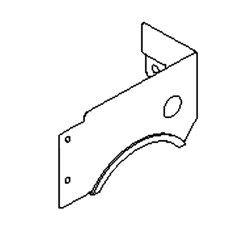 587154501 Fuel Tank Skirt Shield Lct 254 Husqvarna Genuine OEM Part