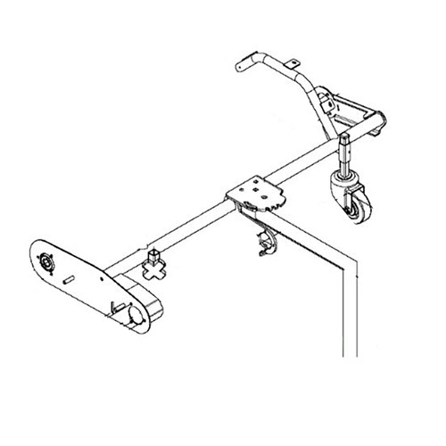 587350001 Frame Husqvarna Genuine OEM Part