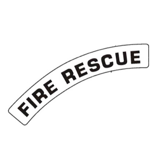 588987401 Decal Rescue (R+L) Bg Upper Husqvarna Genuine OEM Part