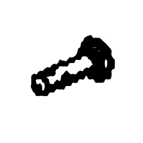 589392203 Bolt Cross Drilled Cup Head Sq Husqvarna Genuine OEM Part - SUPERSEDED FROM 589392202