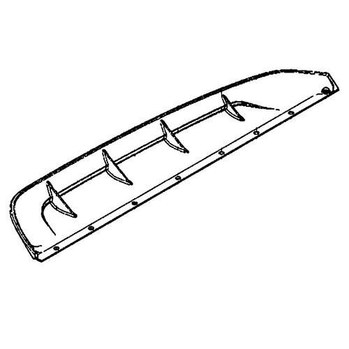 590340102 Plate Leaf Catcher Assy Zenoah Husqvarna Genuine OEM Part
