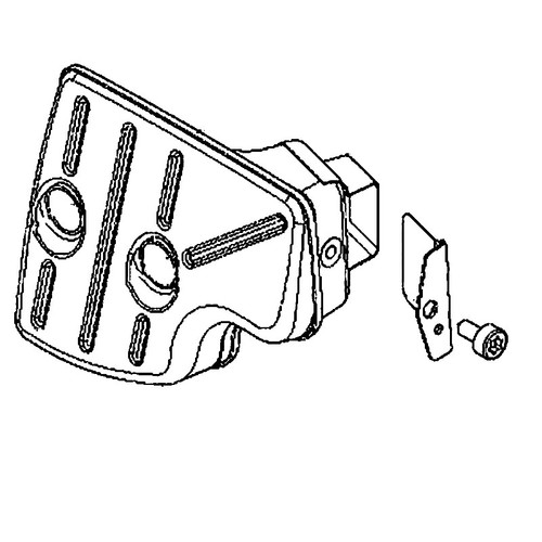 593333001 Muffler Assy Husqvarna Genuine OEM Part