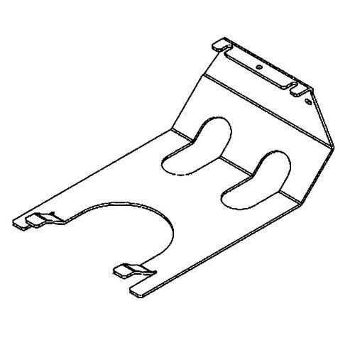 593795504 Guard Skid Gloss Black Ms428 Husqvarna Genuine OEM Part