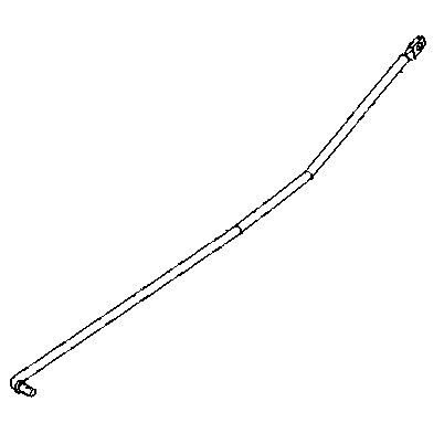593861001 Rod.Ctrl K57R K46 Husqvarna Genuine OEM Part - SUPERSEDED FROM 532401034, 532448275