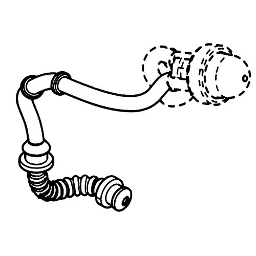 593976401 Fuel Hose Purge Out Husqvarna Genuine OEM Part