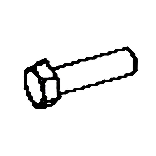 596435801 Bolt External Hexagon Head 1/2 Husqvarna Genuine OEM Part - SUPERSEDED FROM 539108181