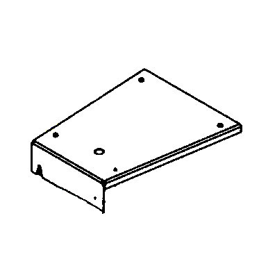 597353102 Guard Z300 Mid Mandrel Cover Husqvarna Genuine OEM Part
