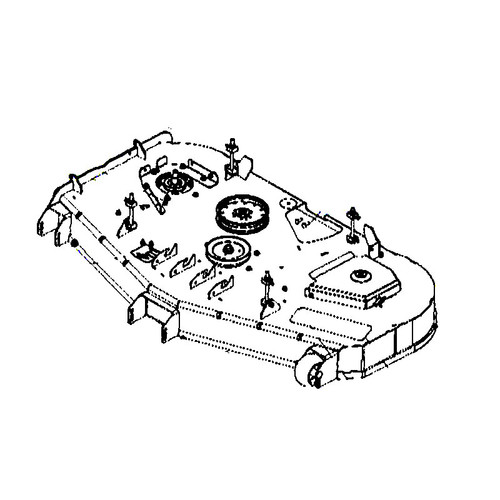 598852802 Kit 54 X Svc Deck Red Husqvarna Genuine OEM Part