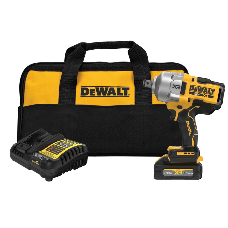 Impact Wrench 3/4 Hog Ring 1900Ft. Lbs. 20V W/Battery 5.0AH Dewalt