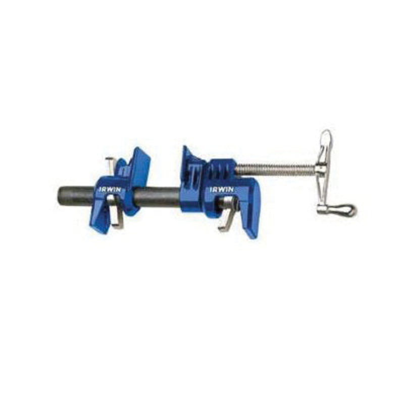 IRWIN QUICK-GRIP 224212 Pipe Clamp, 1/2 in Clamping, 1-1/2 in D Throat