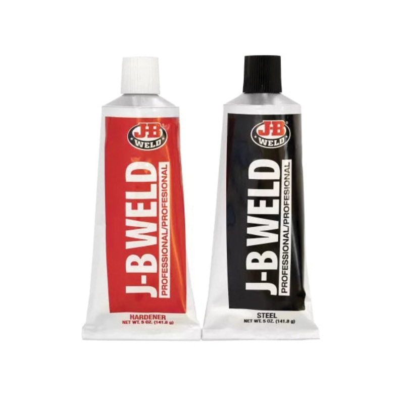 J-B Weld 8281 Reinforced Epoxy Resin, Paste Part A, Liquid Part B, Off-White/White, 1:1 Mixing Ratio, 15 to 24 hr Curing