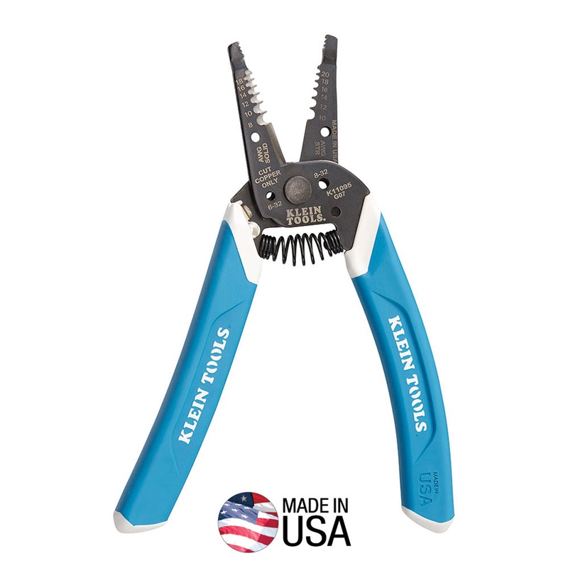 Klein-Kurve Wire Stripper / Cutter, 8-20 AWG