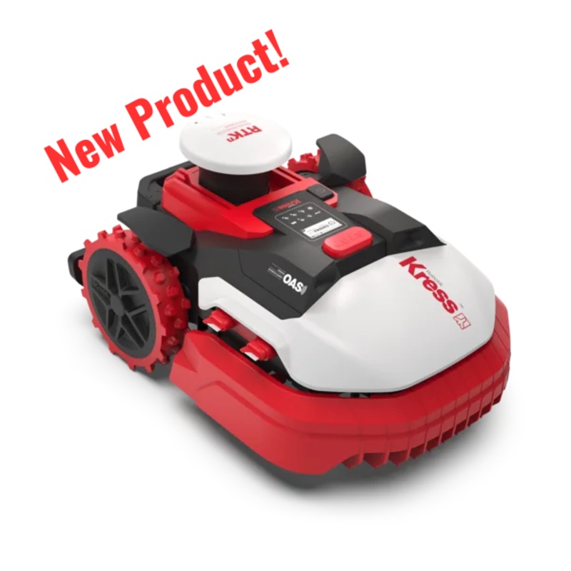 KR161E Kress RTK 1,000 m robotic lawn mower with OAS