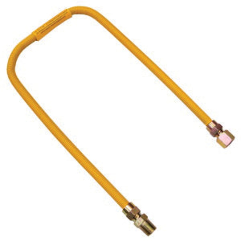 LASCO 10-1229 Flexible Connector, 1/2 in Nominal, 36 in L, Threaded