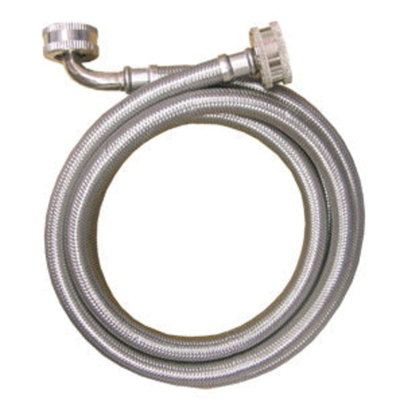 LASCO 16-1902 Washing Machine Hose, 3/4 in Nominal, 6 ft L, Female Hose Threaded