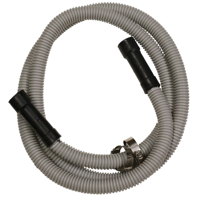 LASCO 16-1904 Drain Hose with Clamps, Poly Tube