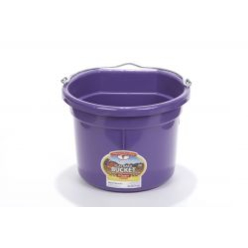 Little Giant Flat Back Plastic Bucket 8 Quart