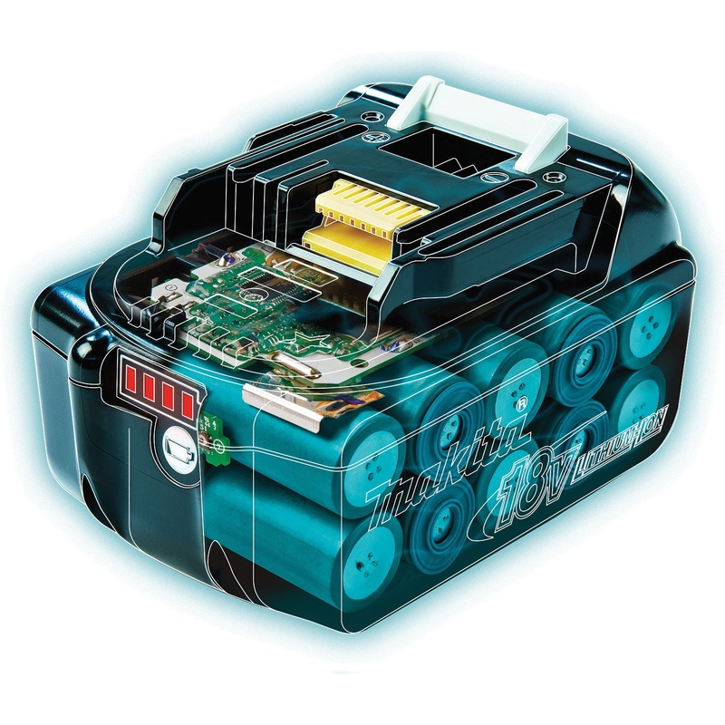 Makita BL1840B-2 Battery, 18 VDC, 4 Ah Battery Capacity, Lithium-Ion Battery Chemistry, 2-Battery