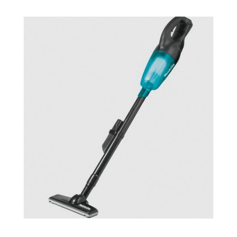 Makita XLC02ZB Cordless Vacuum, 1.3 pt Vacuum, Standard Filtration, 46 cfm Air Flow, Bare Tool/Kit: Bare Tool, Black
