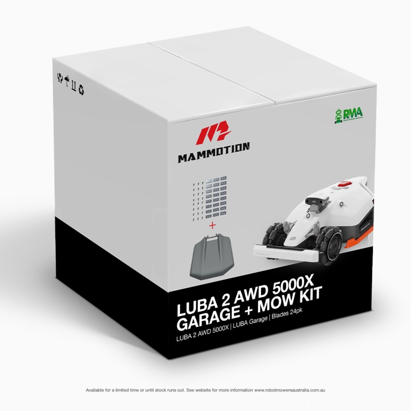 Mammotion LUBA 2 AWD 5000X Garage & Mow Kit