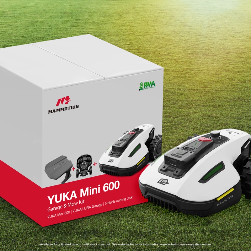 Mammotion YUKA Mini 600 Garage & Mow Kit