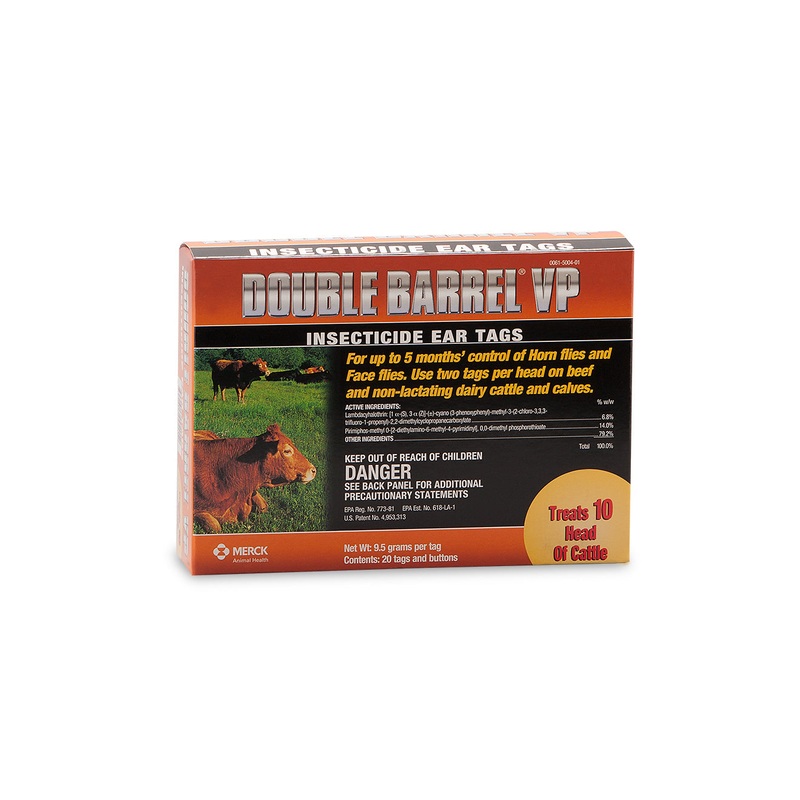 Merck Double Barrel Vp Insecticide Ear Tags