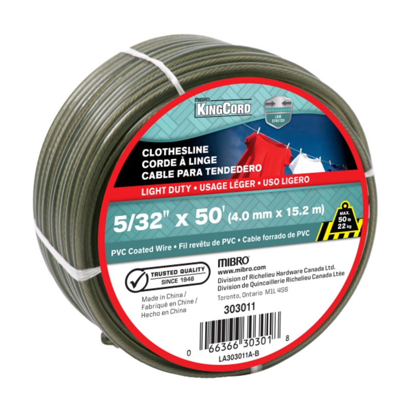 Mibro King Cord Wire Rope PVC Coated